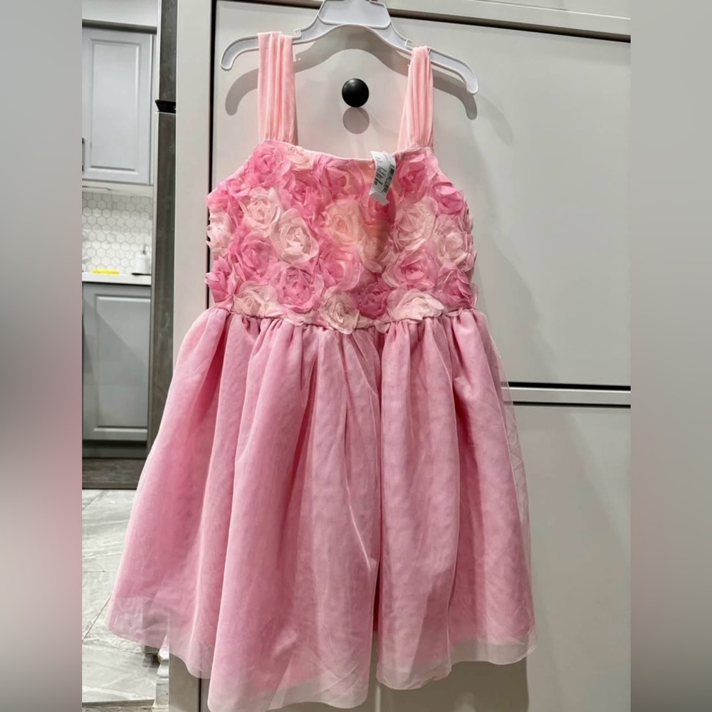 Childrens place Pink Floral Kids Dress